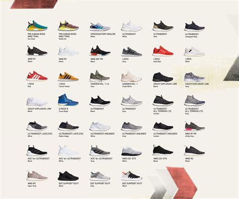 all Adidas boost shoes list